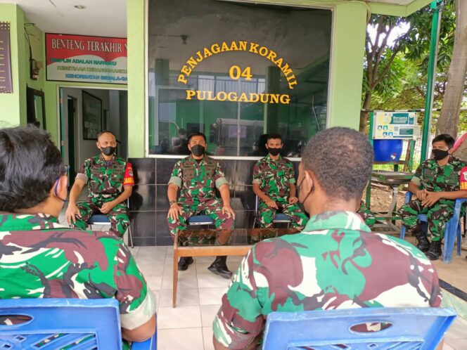 
 Danramil 04/Pulogadung Sambut Kunjungan Danrem 051/Wijayakarta