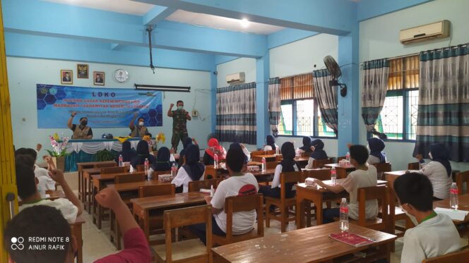 
 Masa Pandemi Covid-19 Siswa MTsN 39 Tetap Semangat Mengikuti Pembelajaran Wawasan Kebangsaan Dengan menerapkan Prokes