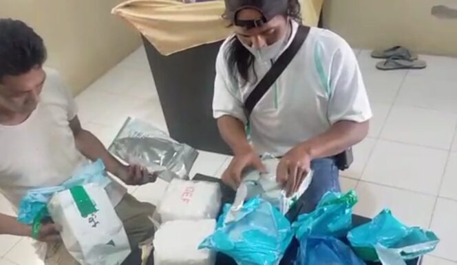 
 Prajurit Kodam VI/Mlw Berhasil Gagalkan Penyelundupan Sabu-Sabu 3 Kg