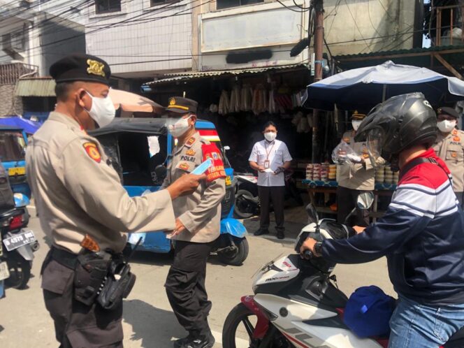 
 Polsek Metro Taman Sari Jakarta Barat Lakukan Operasi BB Tibmasker Bersama Tiga Pilar