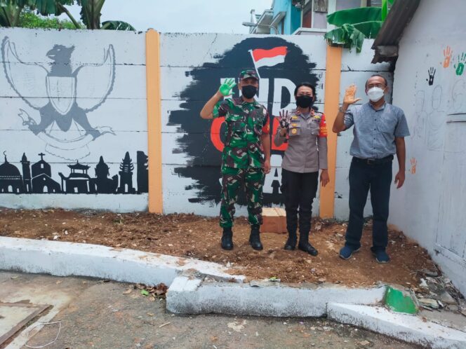 
 Goresan Keren Mural Pancasila Koramil04/Cengkareng