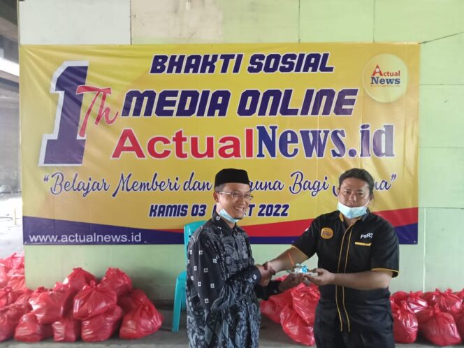 
 Pimpinan Redaksi Komunitastodays Menghadiri HUT Media Actualnews.id di Kolong Jembatan Jelambar Baru, Jakbar