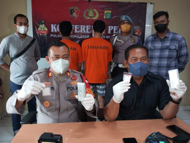 
 Polsek Bojonggede Tindak Pidana Penyalahgunaan Narkotika