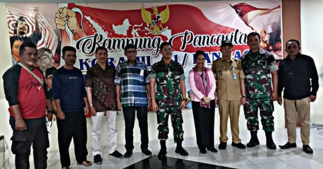 
 Dandim Depok Kunjungi Kampung Pancasila Koramil Pancoran Mas