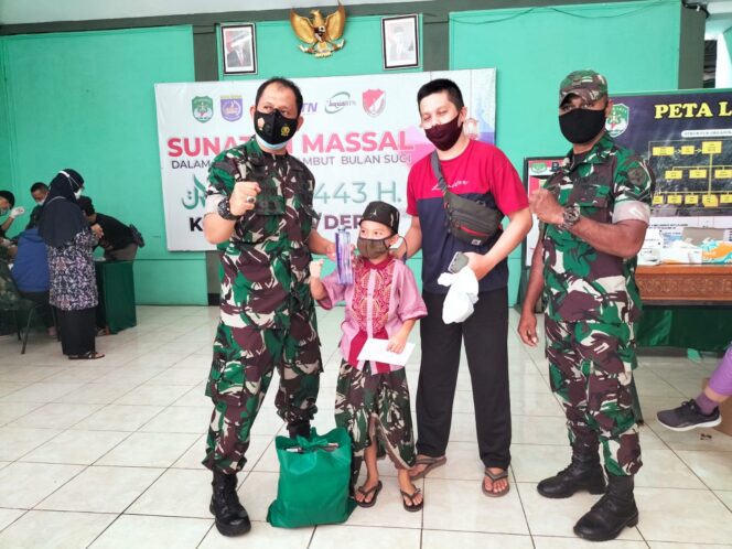 
 Jelang Ramadhan, Kodim 0508/Depok Gelar Khitanan Massal
