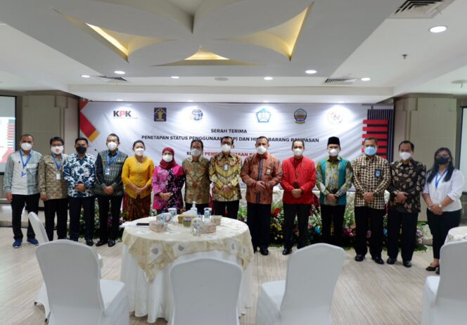 
 Wakil Bupati Taput Hadiri Penetapan Status Penggunaan dan Hibah Barang Milik Negara Yang Berasal Dari Barang Rampasan Negara