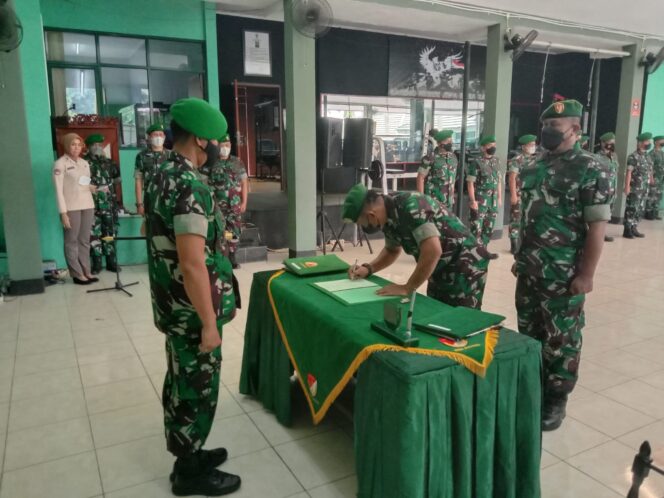 
 Dandim Depok Pimpin Sertijab Tiga Perwira