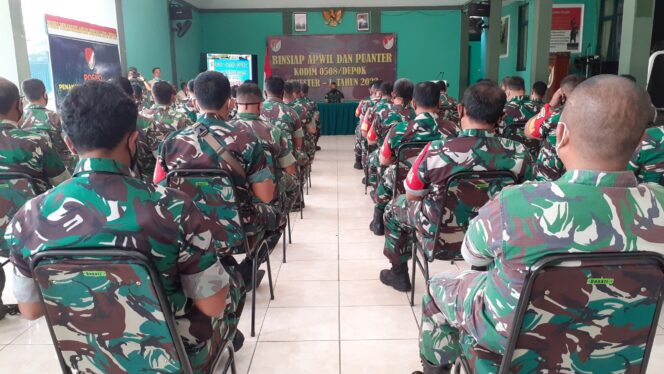 
 Tingkatkan Profesionalisme Babinsa, Kodim Depok Gelar Binsiap Apwil