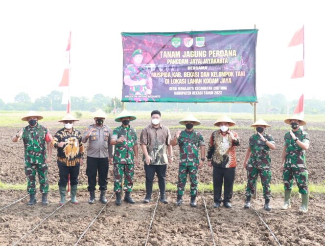 
 Pembuatan kawasan Food Estate Dan Panen Raya Korem 051/Wkt