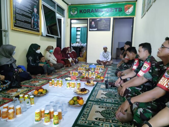 
 Sambut Bulan Ramadhan, Koramil 02/TB Kodim 0503/JB Gelar Silaturahmi Antar Anggota di Makoramil Tambora