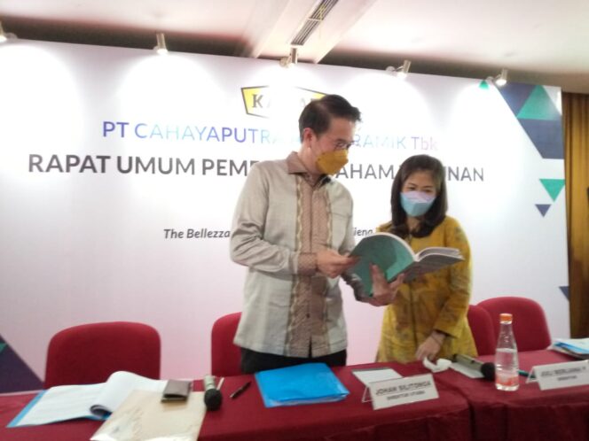 
 PT Cahayaputra Asa Keramik TBK Menyelenggarakan RUPST Beserta Paparan Publik