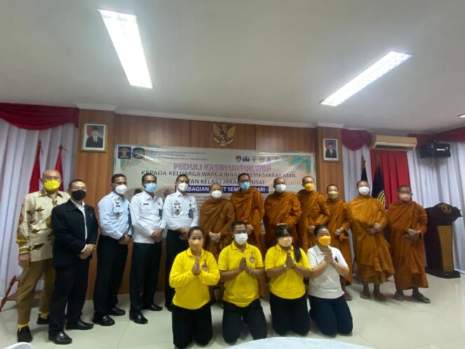 
 Rutan Kelas 1 Jakarta Pusat Gelar Giat Peduli Kasih di Bulan Suci Ramadhan Untuk Keluarga WBP