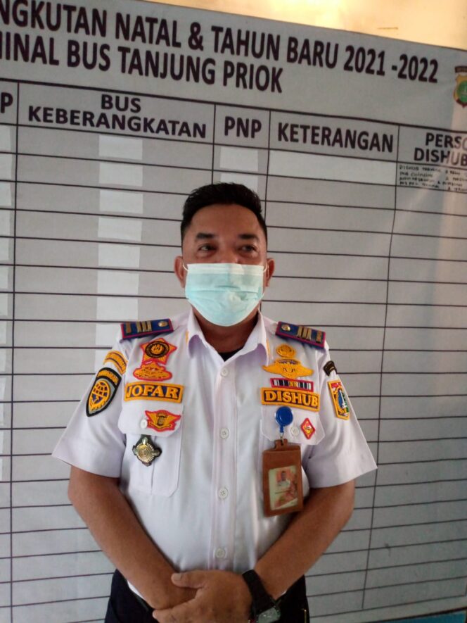 
 Persiapan Petugas Terminal Bus Tanjung Priok Intensif