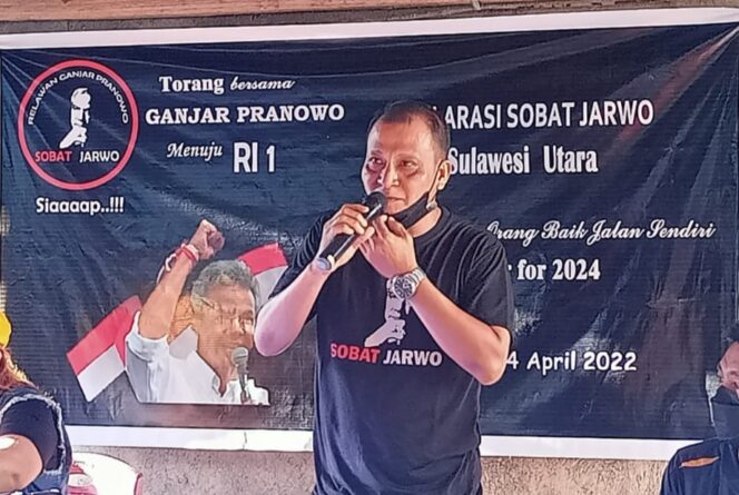 
 Deklarasi Sobat Jarwo Sulawesi Utara Mendukung Ganjar Pranowo di 2024