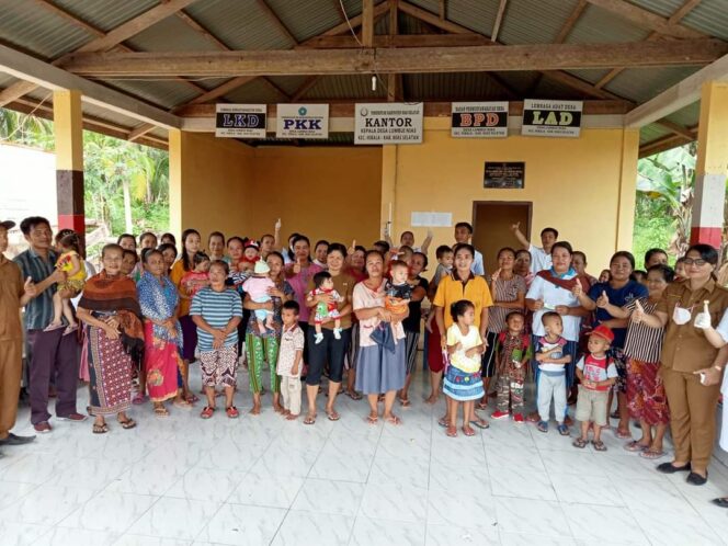 
 Puskesmas Lumbui Nias Melakukan Posbindu Pengobatan Gratis