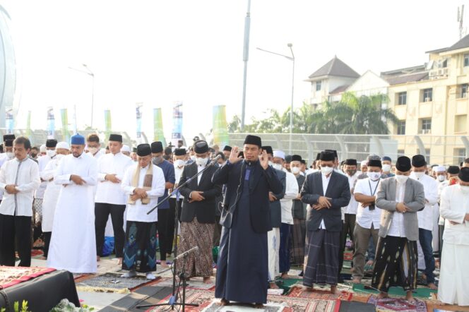 
 Perdana Rasakan Salat Idulfitri di JIS, Walikota:Lokasi Representatif dan Luar Biasa