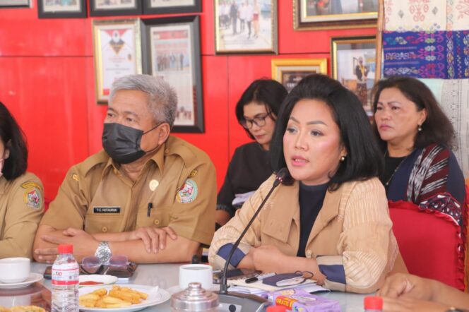 
 Ketua Dekranasda Tapanuli Utara Harapkan Perekonomian Pengerajin Tenun Ulos Terangkat