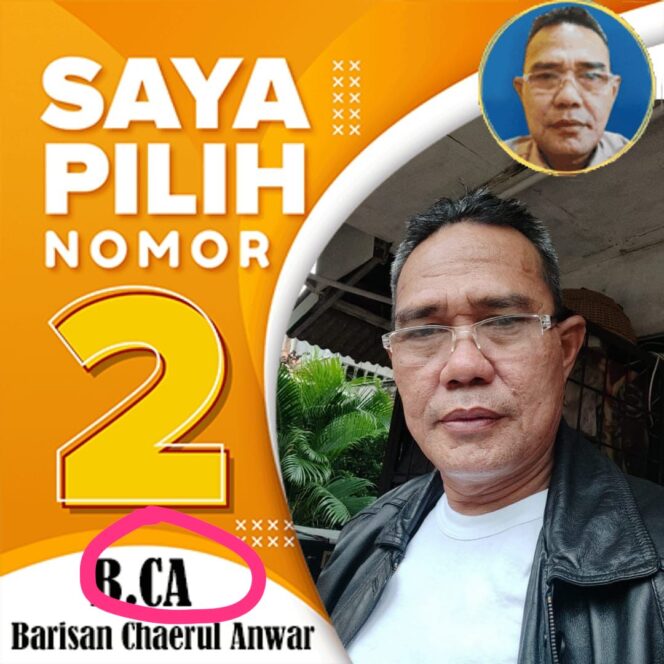 
 Chairul Anwar Mencalonkan Kembali Sebagai Ketua RW 02 Jembatan lima, Jakbar
