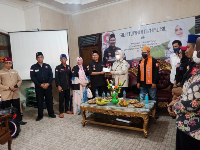 
 Iko Setiawan Komandan Wilayah Bang Japar Jakarta Utara Menggelar Halal Bihalal 1443 H