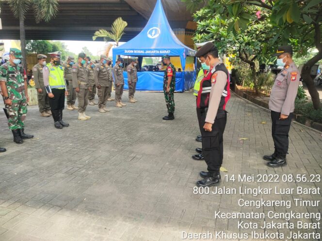 
 3 Pilar Cengkareng Laksanakan Pengamanan Aksi May Day dan Operasi Masker 2022
