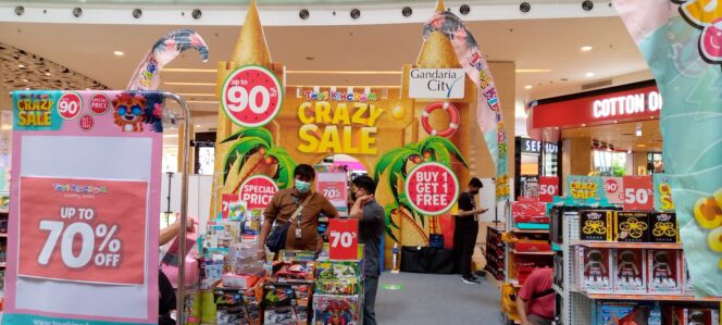 
 Toys King Gelar Crazy Sale Sampai 90 Persen Berbagai Produk Mainan