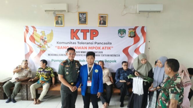 
 Dandim 0508/Depok Kolonel Inf Elvino Yudha Kurniawan Mengapresiasi Peluncuran Komunitas Toleransi Pancasila