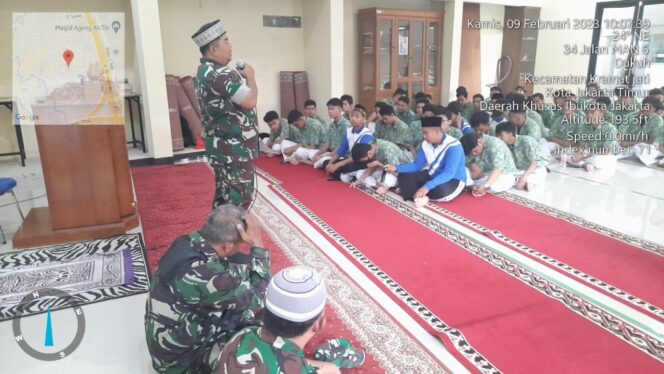 
 Peduli Generasi Muda Menjadi Prajurit TNI, Oleh Babinsa Koramil 05/Kramatjati