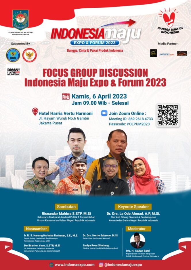 
 Focus Group Discussion Indonesia Maju Expo & Forum 2023