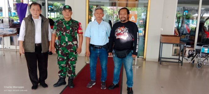 
 Babinsa04/CK Bantu Pengamanan Perayaan Jum’at Agung di Gereja Trinitas