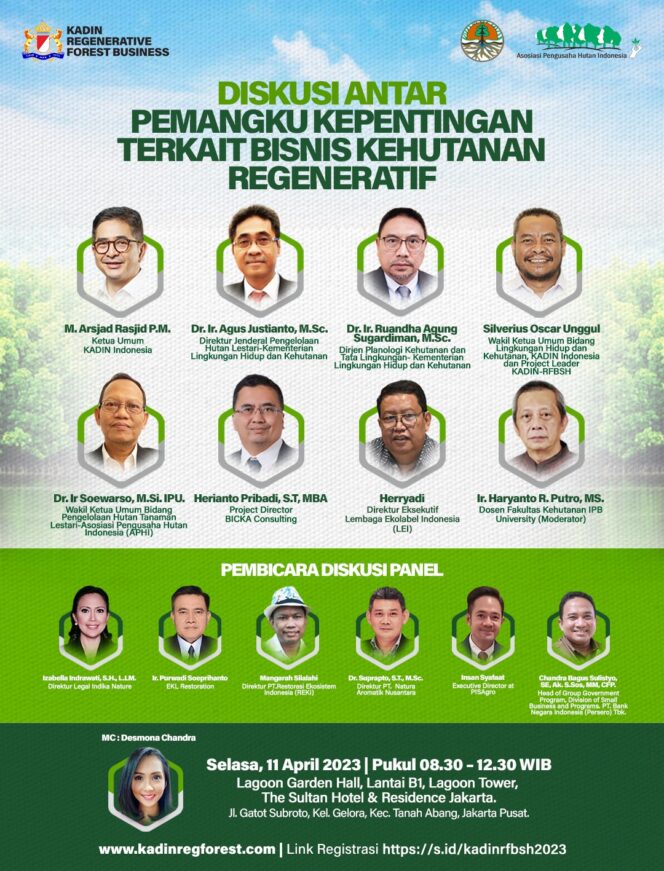
 Diskusi Antar Pemangku Kepentingan terkait Bisnis Kehutanan Regeneratif