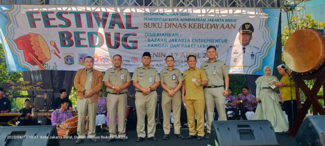 
 Wali Kota Jakbar Membuka Festival Bedug 2023