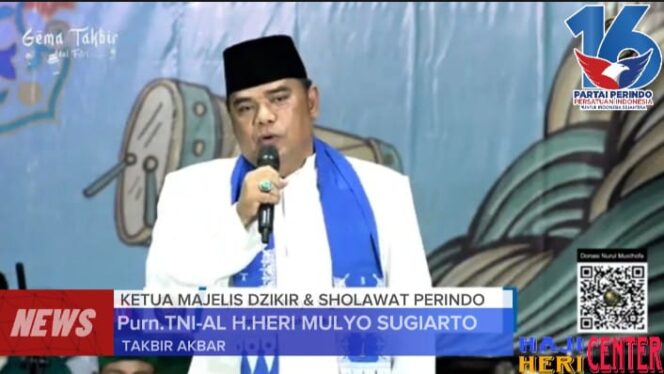 
 Perindo DKI Jakarta Menggelar Kegiatan Takbir Bersama Puluhan Ribu Warga Jakarta