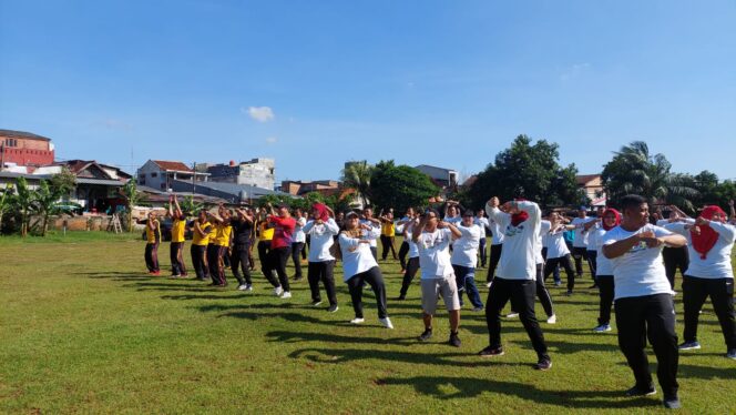 
 Bapas Kelas I Jakarta Barat Kembali Menggelar Kegiatan Olahraga Senam Bersama