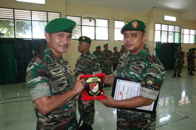 
 Kodim 0504/Jakarta Selatan Gelar Upacara Korp Raport Dua Anggota Pinda Satuan
