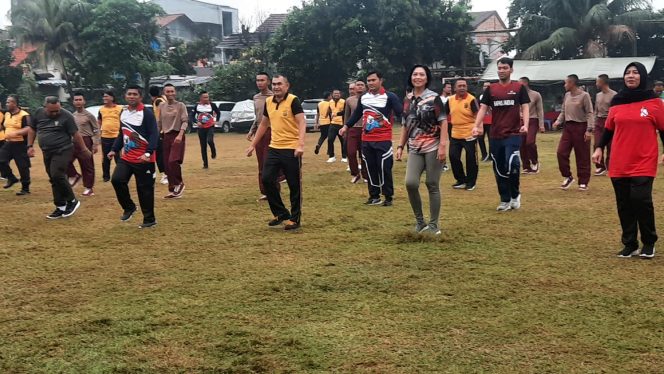 
 Gelar Senam Sehat Bapas kelas 1 Jakarta Barat Gandeng 3 Pilar