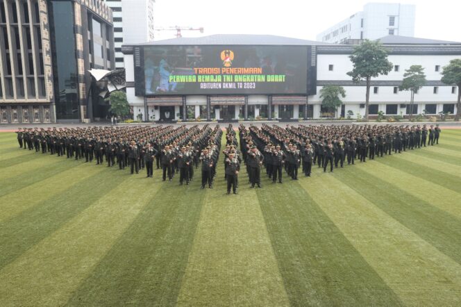 
 Ini Penegasan Kasad Pada Acara Tradisi Penerimaan Paja Abit Akmil 2023