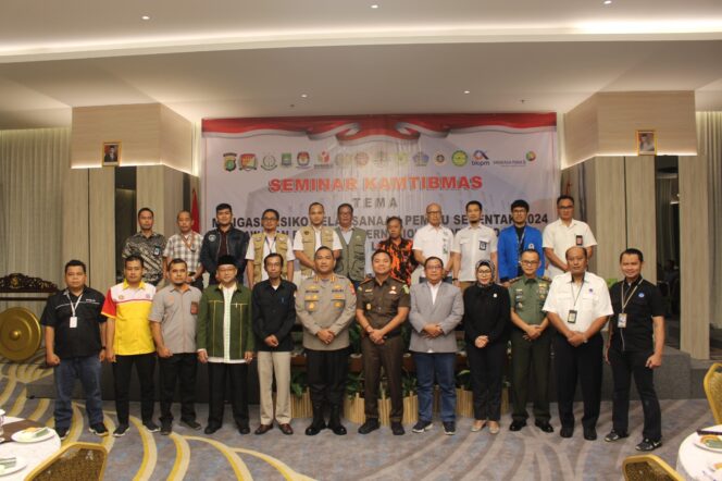 
 Polresta Bandara Soetta Gelar Seminar Mitigasi Risiko Pelaksanaan Pemilu Serentak 2024