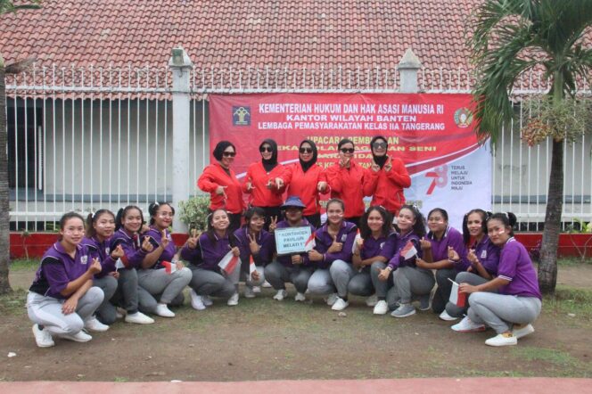 
 Lapas Kelas IIA Tangerang Resmikan Porseni HUT Kemenkumham dan HUT RI ke 78