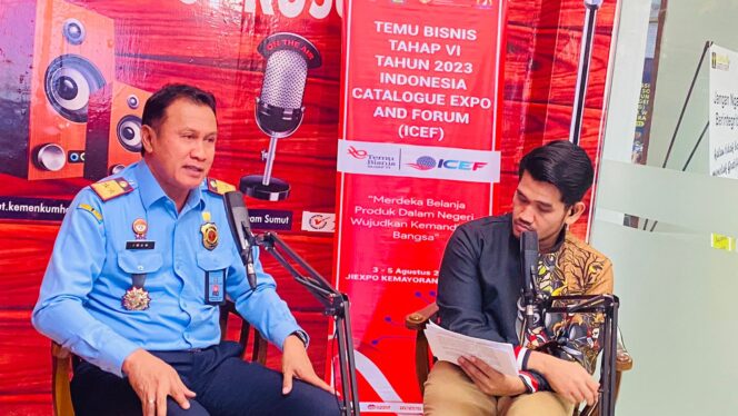 
 Melalui Podcast Temu Bisnis Tahap IV, Imam Suyudi Mengajak Pelaku Usaha Ikut Serta Dalam Penyelenggaraan ICEF 2023