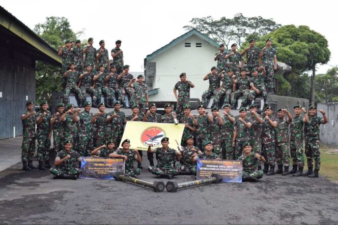 
 Tim Rudal MPCV Baterai B Batalyon Arhanud 2/ABW/2 Kostrad Berhasil Menembak Jatuh Pesawat Musuh