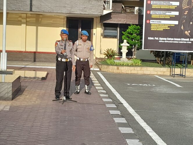 
 Kasi Propam Polrestabes Medan Tekankan Anggota Hindari Pelanggaran dan Tidak Disiplin