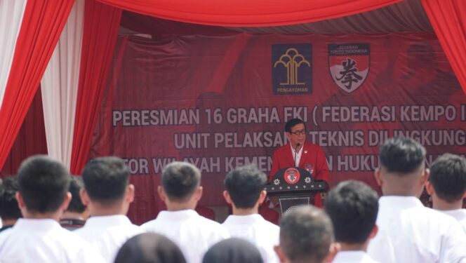 
 Peresmian 16 Graha Federasi Kempo Indonesia di Wilayah Kemenkumham DKI Jakarta