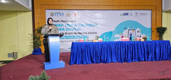 
 HUT ke-75, Polwan Polrestabes Medan Goes To School ke YPSA Setiabudi
