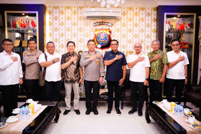 
 Kapolda Sumut menerima Audiensi Pimpinan Dan Pejabat Utama PTPN II