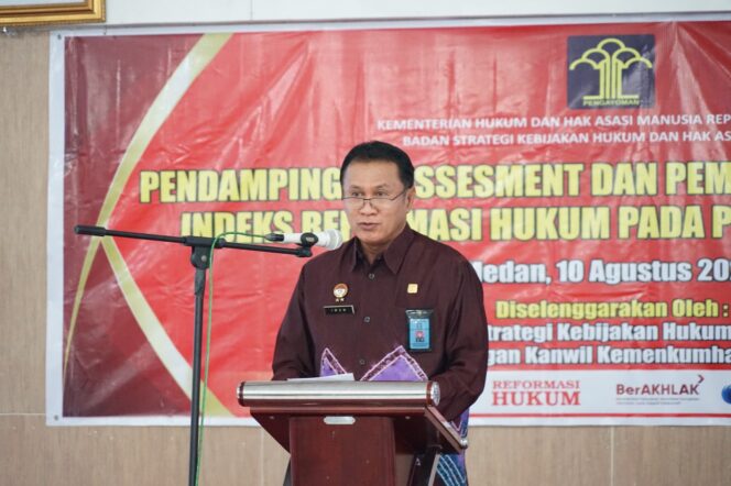
 Kakanwil Kumham Sumut Buka Kegiatan Pendampingan Assesment dan Pemenuhan Data Dukung IRH