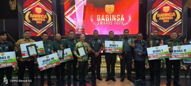 
 Apresiasi Peran Babinsa, Bhabinkamtibmas dan Mitra Jaya Kodam Jaya Gelar Babinsa Awards 2023
