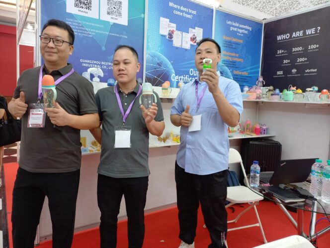 
 Jajaki Pasar Indonesia, PT Guangzhou Hucong Necessities Co Ltd Ikut Pameran di Jiexpo Kemayoran