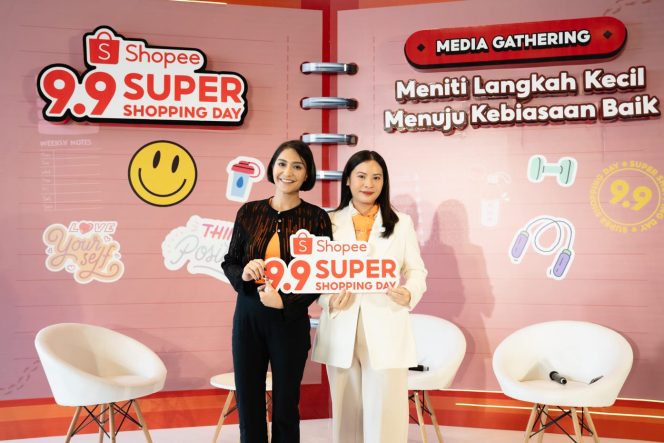 
 Kebiasaan Baik bersama Caca Tengker & True To Skin di Shopee 9.9 Super Shopping Day