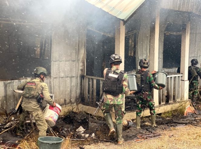 
 KST Tewas di Ilaga Setelah diburu Satgas Mobile Raider 300 Siliwangi