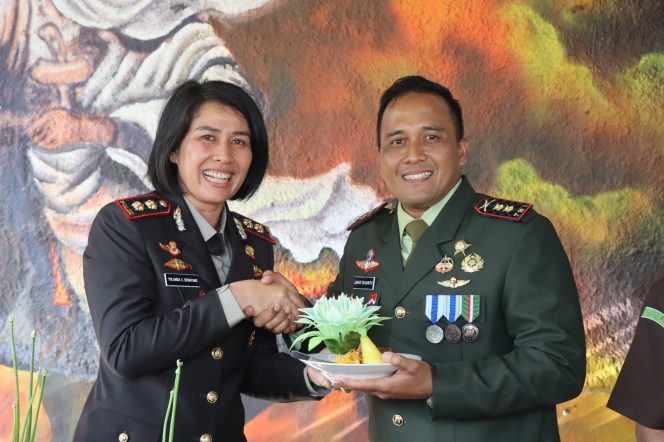 
 HUT Ke-78 TNI, Polres Magelang Kota Datangi Markas Kodim Magelang